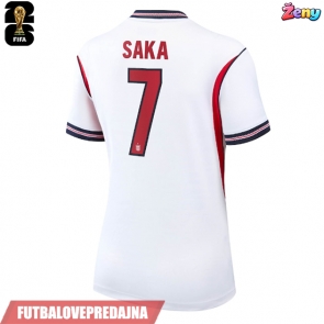 Lacne Ženy Futbalové dres Anglicko Bukayo Saka #7 MS 2026 Krátky Rukáv - Domáci